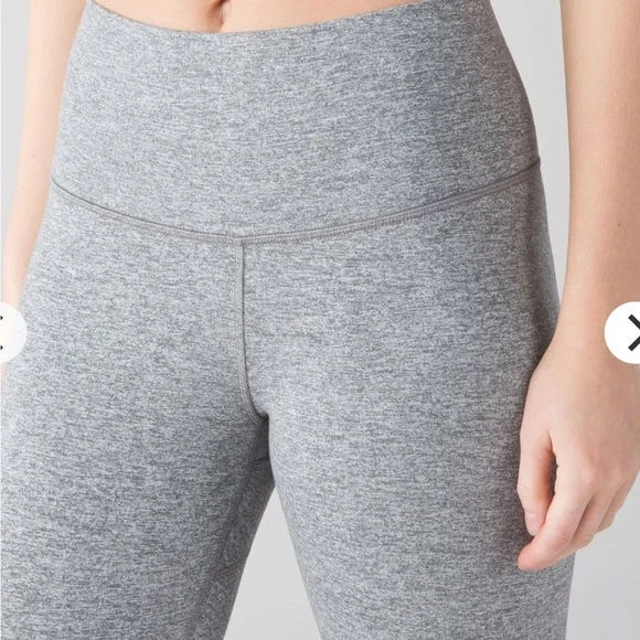 Lululemon True Self Crop II Legging Heathered Slate Size 4 - Picture 5 of 16